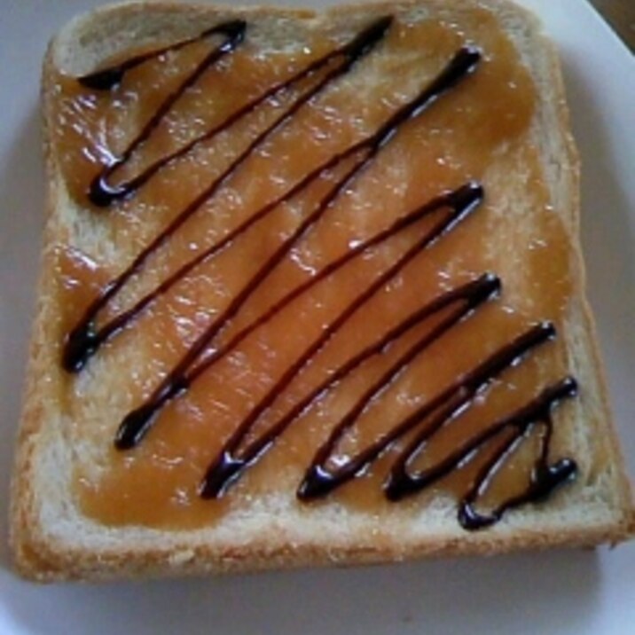 ピーナツバター＆チョコ☆食パン